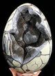 Septarian Dragon Egg Geode - Removable Section #34695-1